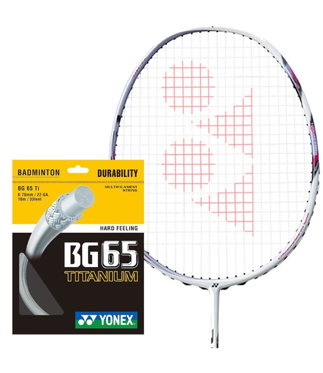 Yonex BG 65 Ti Badminton String White