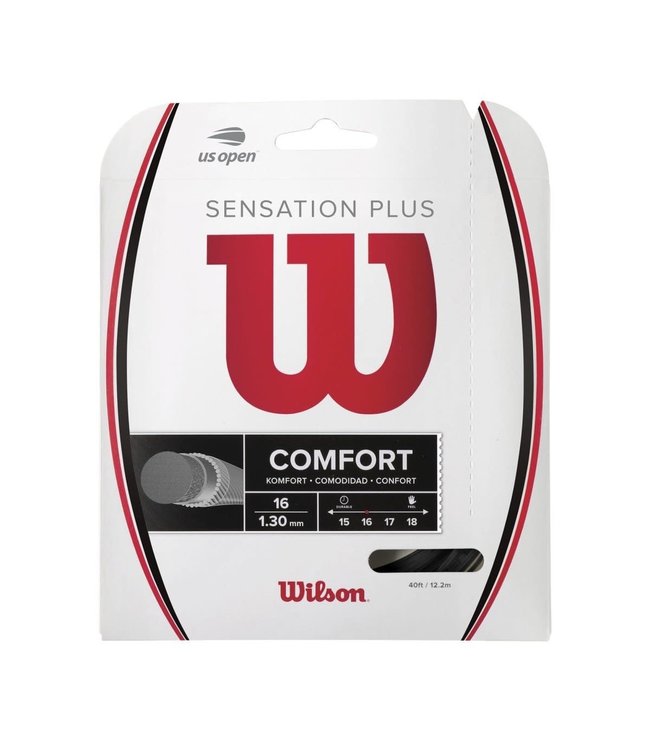 Wilson Sensation Plus Black 16 Tennis String