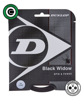 Dunlop Black Widow Tennis String (16g)