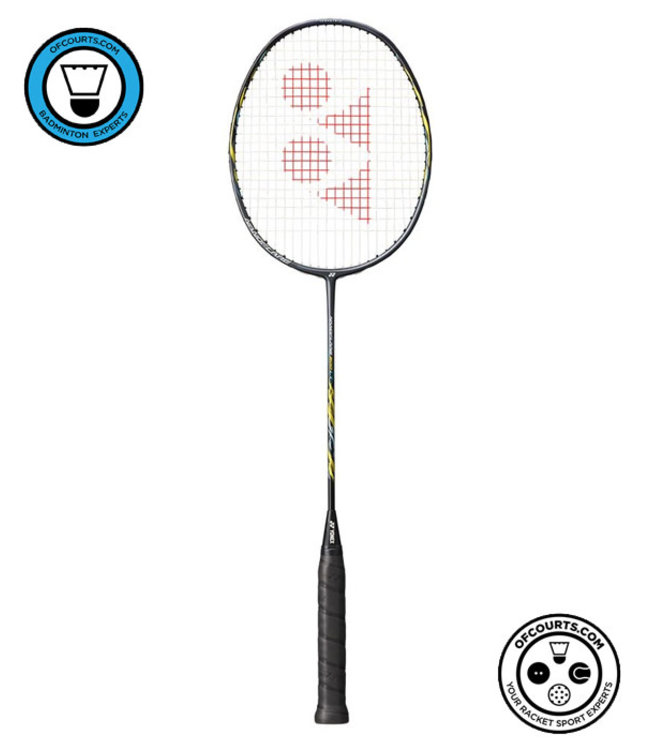 Yonex Nanoflare 800LT Badminton Racket (Black/ Ice Blue) - Of Courts