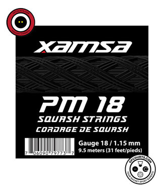Xamsa PM-18 Squash String, Black