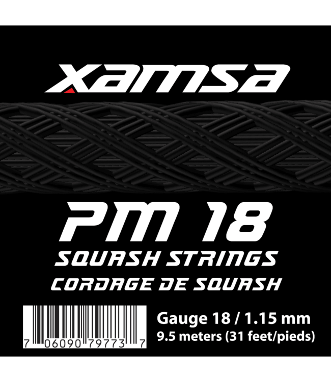 Xamsa PM-18 Squash String Black