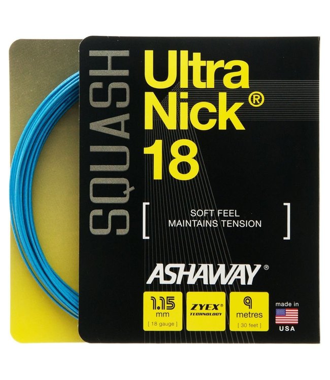 Ashaway Ultranick 18 Blue Squash String