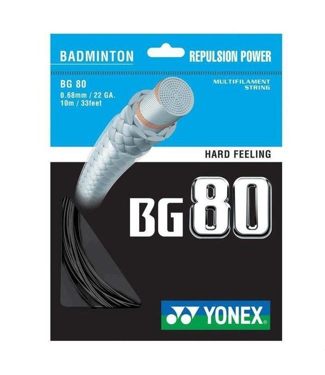 Yonex BG 80 Badminton String Black