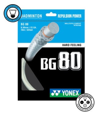 Yonex BG 80 Badminton String White