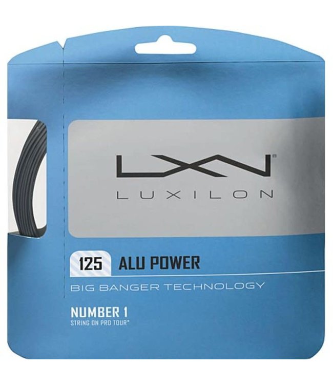 Luxilon ALU Power 125 Tennis String (Silver) @ Lowest Price