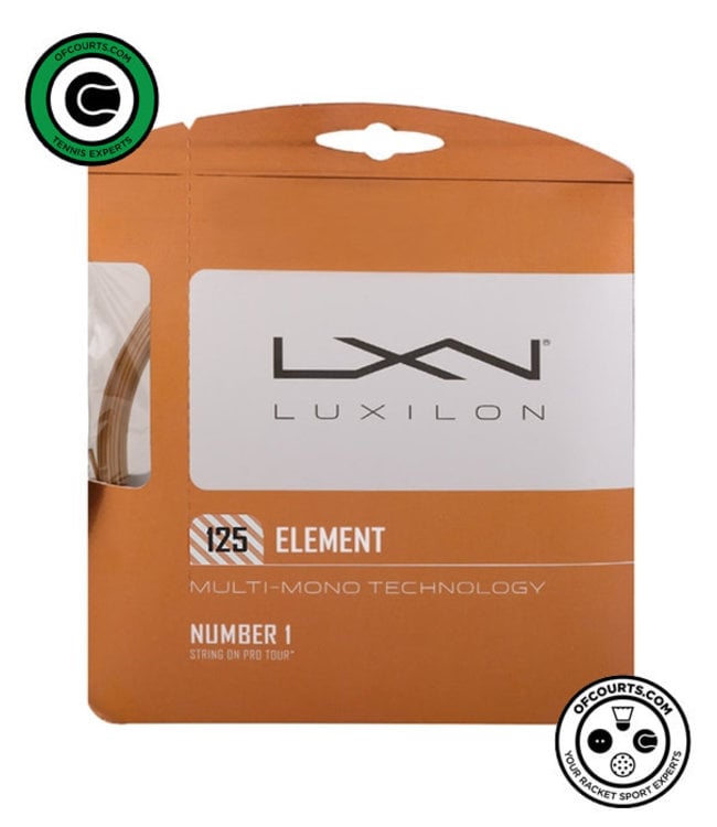 Luxilon Element 125 Tennis String - Of Courts