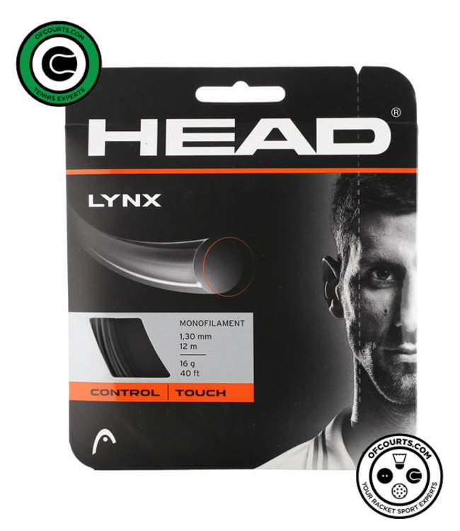 Head Lynx 16 Black Tennis String