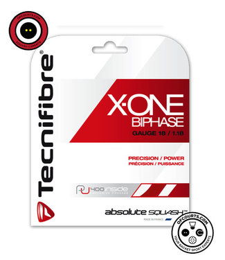 Tecnifibre X-One Biphase Red 18G Squash String