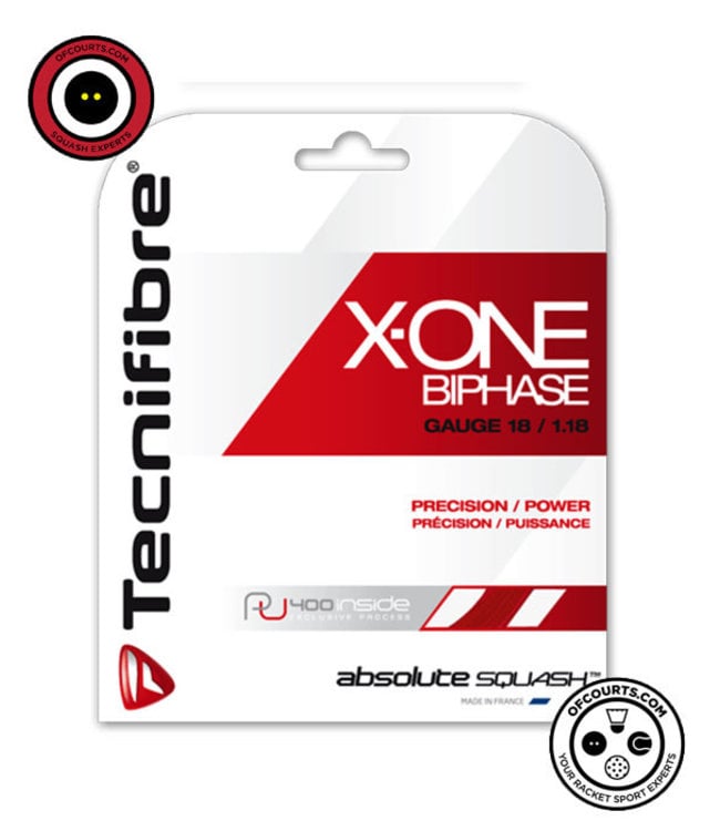 Tecnifibre X-One Biphase Red 18G Squash String