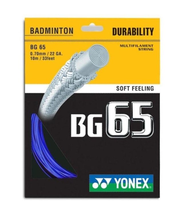 Yonex BG 65 Badminton String Blue
