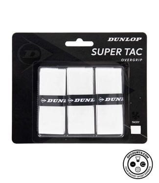 Dunlop Super Tac - 3 pack, White