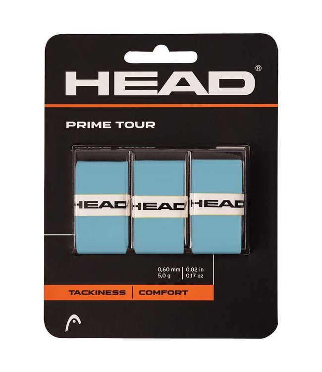 Head Prime Tour Overgrip- 3 pack, Blue