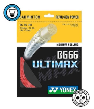 Yonex BG 66 Ultimax (Red)
