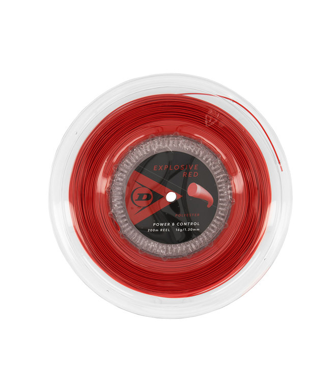 Dunlop Explosive 16g Red Tennis String Reel 200m