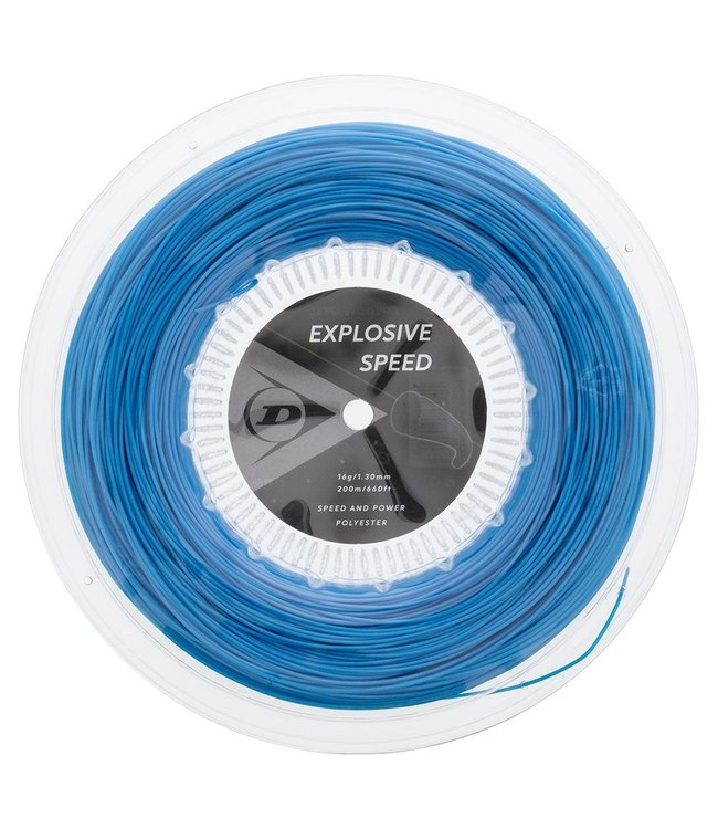 Dunlop Explosive Speed Blue 16G Tennis String Reel 200m
