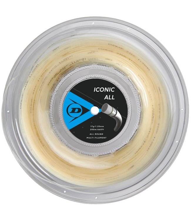 Dunlop Iconic All 17g Natural Tennis String Reel 200m