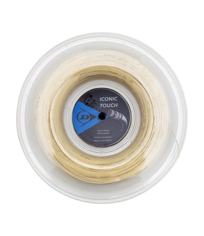 Dunlop Iconic Touch 16g Natural Tennis String Reel 200m