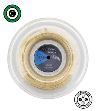 Dunlop Iconic Touch 17g Natural Tennis String Reel 200m