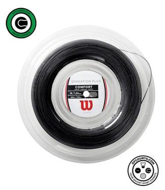 Wilson Sensation Plus 16 Tennis String Reel - Black