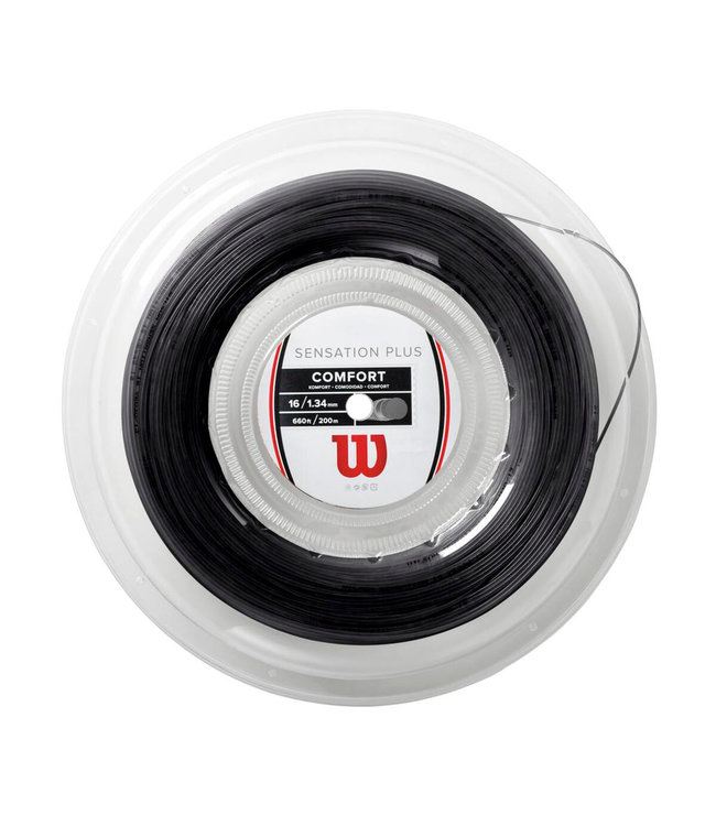 Wilson Sensation Plus 16 Tennis String Reel - Black