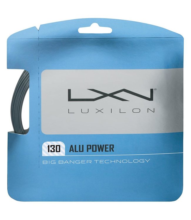 Luxilon ALU Power 130 Tennis String (Silver) @ Lowest Price