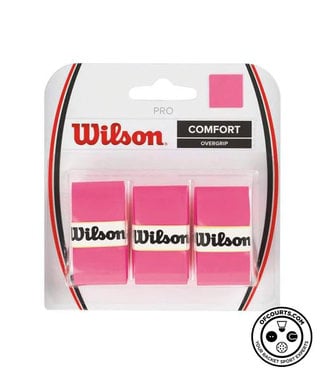 Wilson Pro Comfort Overgrip 3 Pack (Pink)