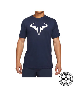 NIke Men's DF Tee Rafael Nadal T-shirt - Obsidian/White