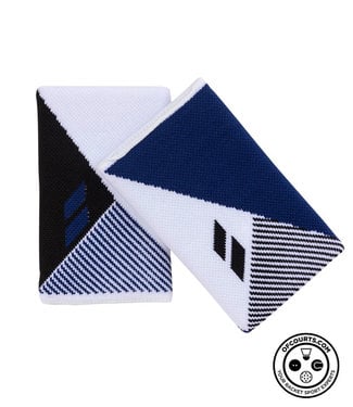 Babolat Reversible Wristband - White/Blue