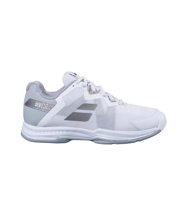 Babolat SFX3 AC Women's Tennis Shoe - White/Silver