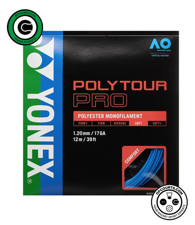 Yonex Tennis String POLY TOUR Pro 125 200M Reel PTP 125 Made in Japan –  SPPHONEIX SPORT