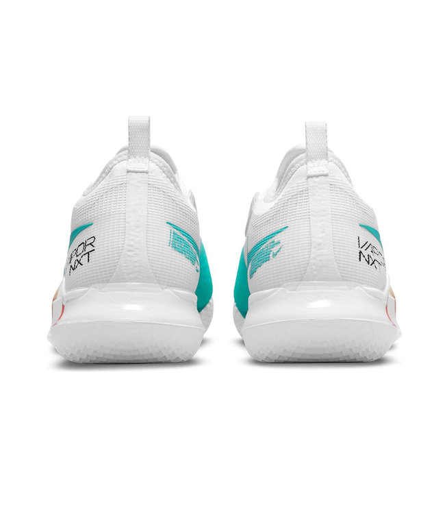 NIke React Vapor NXT Men's Tennis Shoe - White/Washed Teal/Red