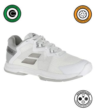 Babolat SFX3 AC Women's Tennis Shoe - White/Silver