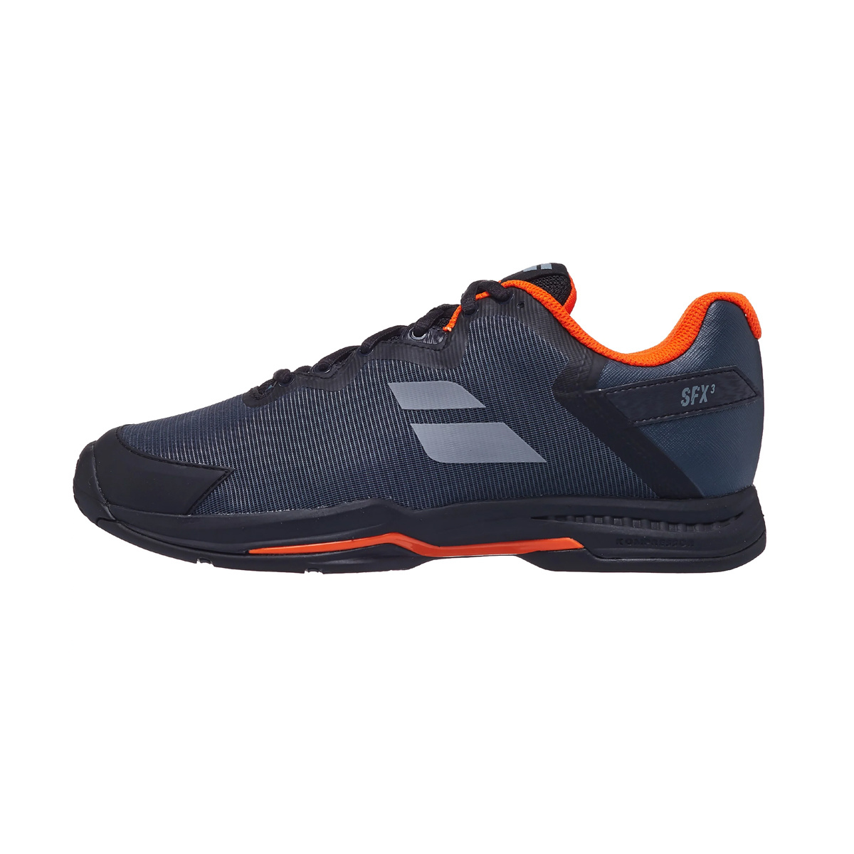 Babolat SFX3 AC Men's Tennis Shoes - Black/Orange - Of Courts