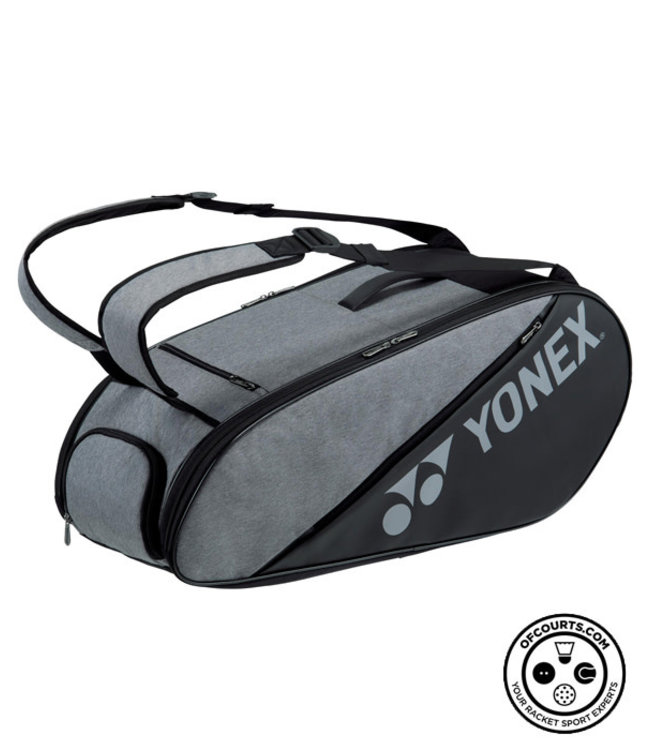 Yonex Active 6 Racquet Bag, Black/Grey