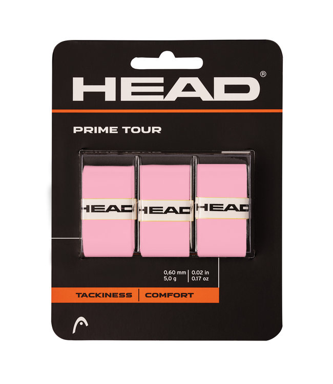 Head Prime Tour Overgrip- 3 pack Pink