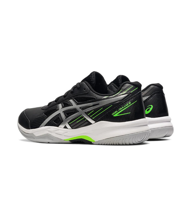 Asics Gel-Game 8 GS Kids Shoe - Black/Pure Silver