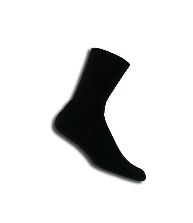 Thorlos TX Crew Tennis Socks (Black)