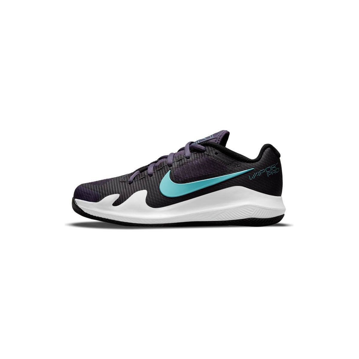 Nike Vapor Pro Junior Tennis Shoe (Raisin/Black/White) Of Courts