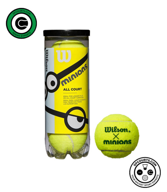 Wilson Minions Tennis Balls Stage 1 - 3 Ball Tube