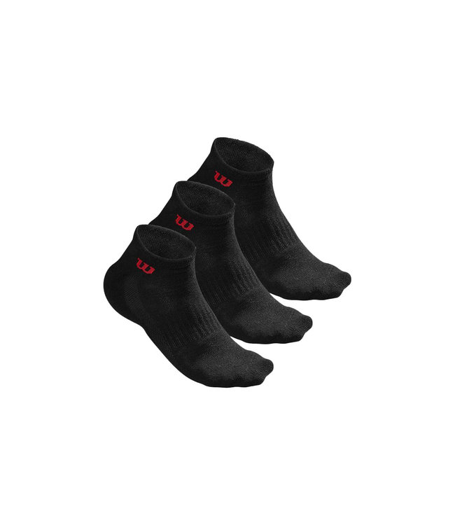 Wilson Mens Quarter Sock Black