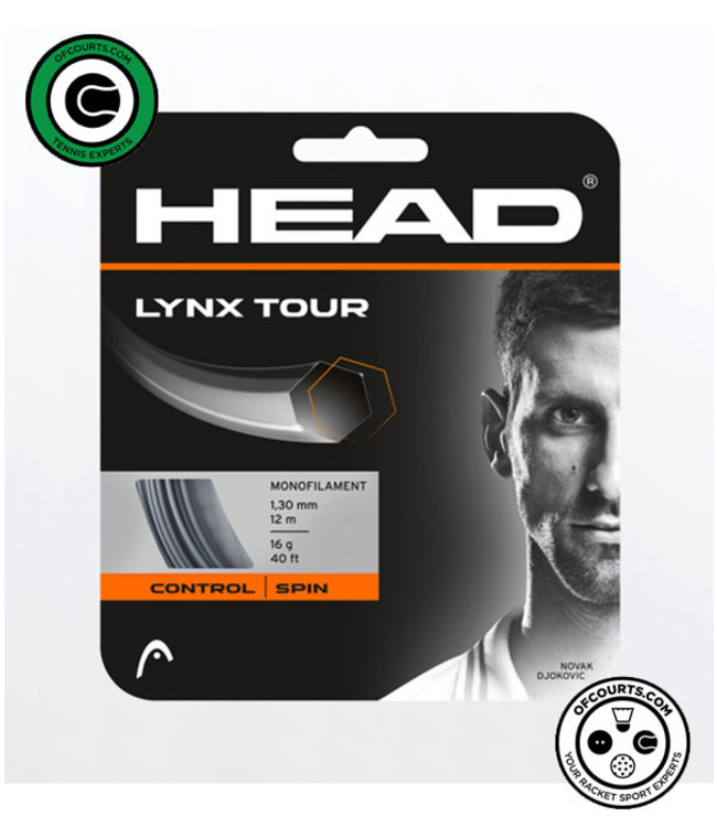 Head Lynx Tour 16g Black Tennis String