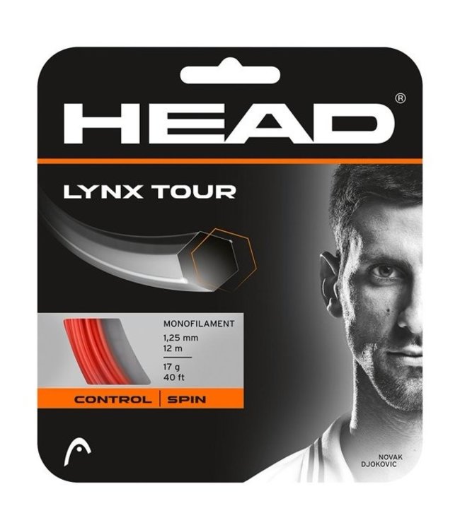 Head Lynx Tour 17g Orange Tennis String