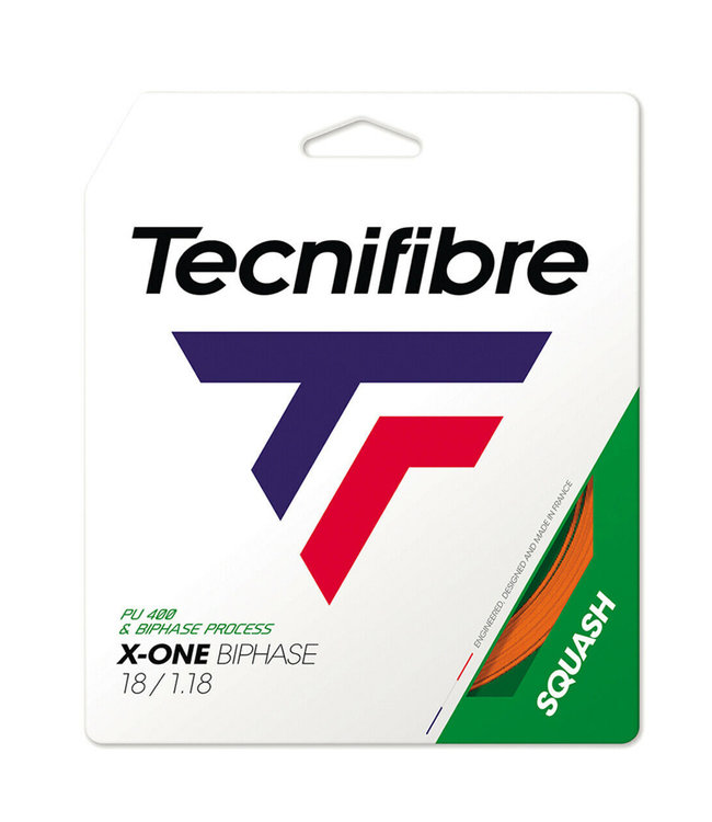 Tecnifibre X-One Biphase 1.18 Orange Squash String Set