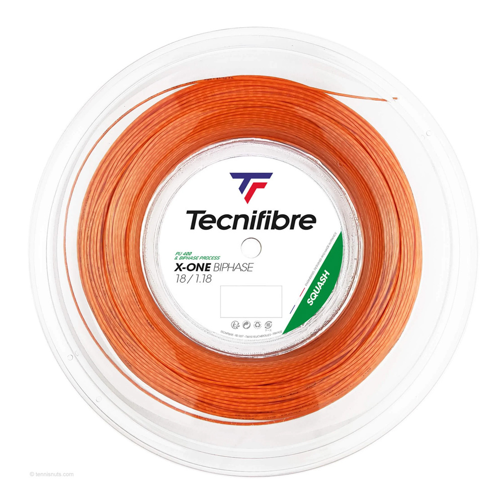 Squash Racquet Strings Tecnifibre X-One Biphase Squash String 1.18mm ...
