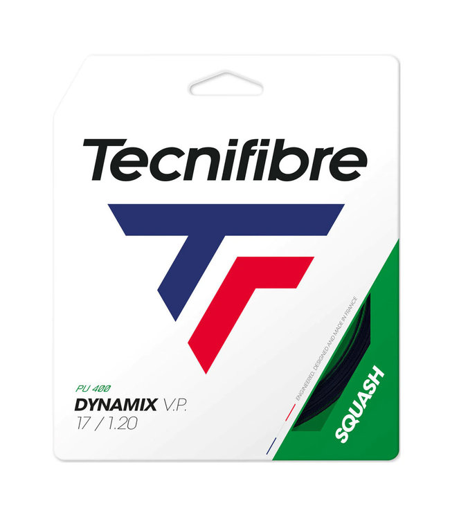 Tecnifibre Dynamix VP 17L 1.20mm Squash String Set Black