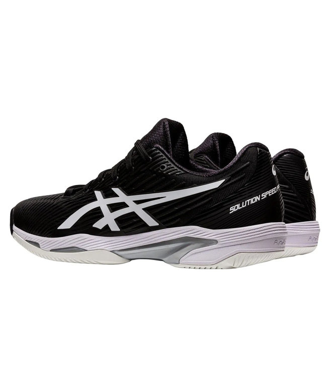 Asics Solution Speed FF 2 Men's Tennis Shoe - Black/White - Of Courts