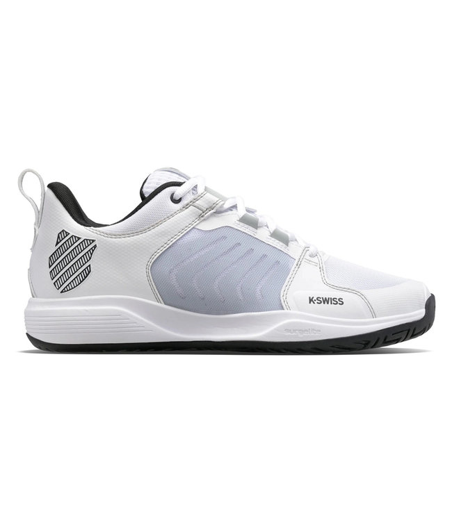 K-Swiss Ultrashot Team Men's Tennis Shoe - White/Black @ Lowest Price