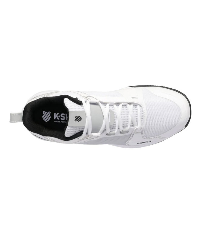K-Swiss Ultrashot Team Men's Tennis Shoe - White/Black @ Lowest Price