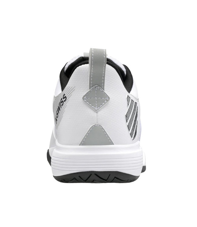 K-Swiss Ultrashot Team Men's Tennis Shoe - White/Black @ Lowest Price